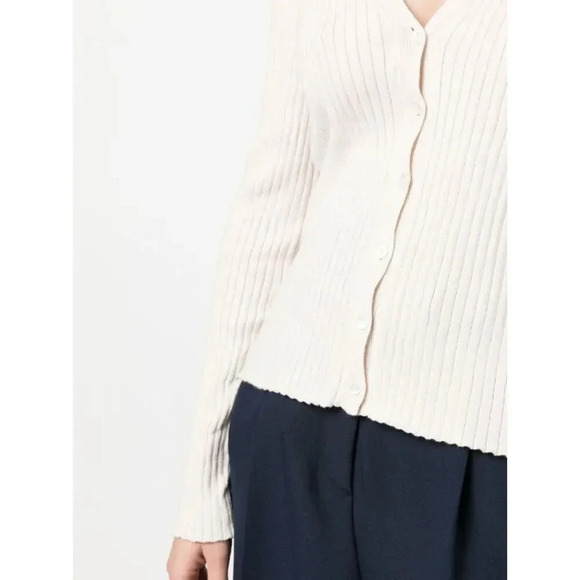 A.P.C. ribbed-knit V-neck cardigan - Picture 3 of 6
